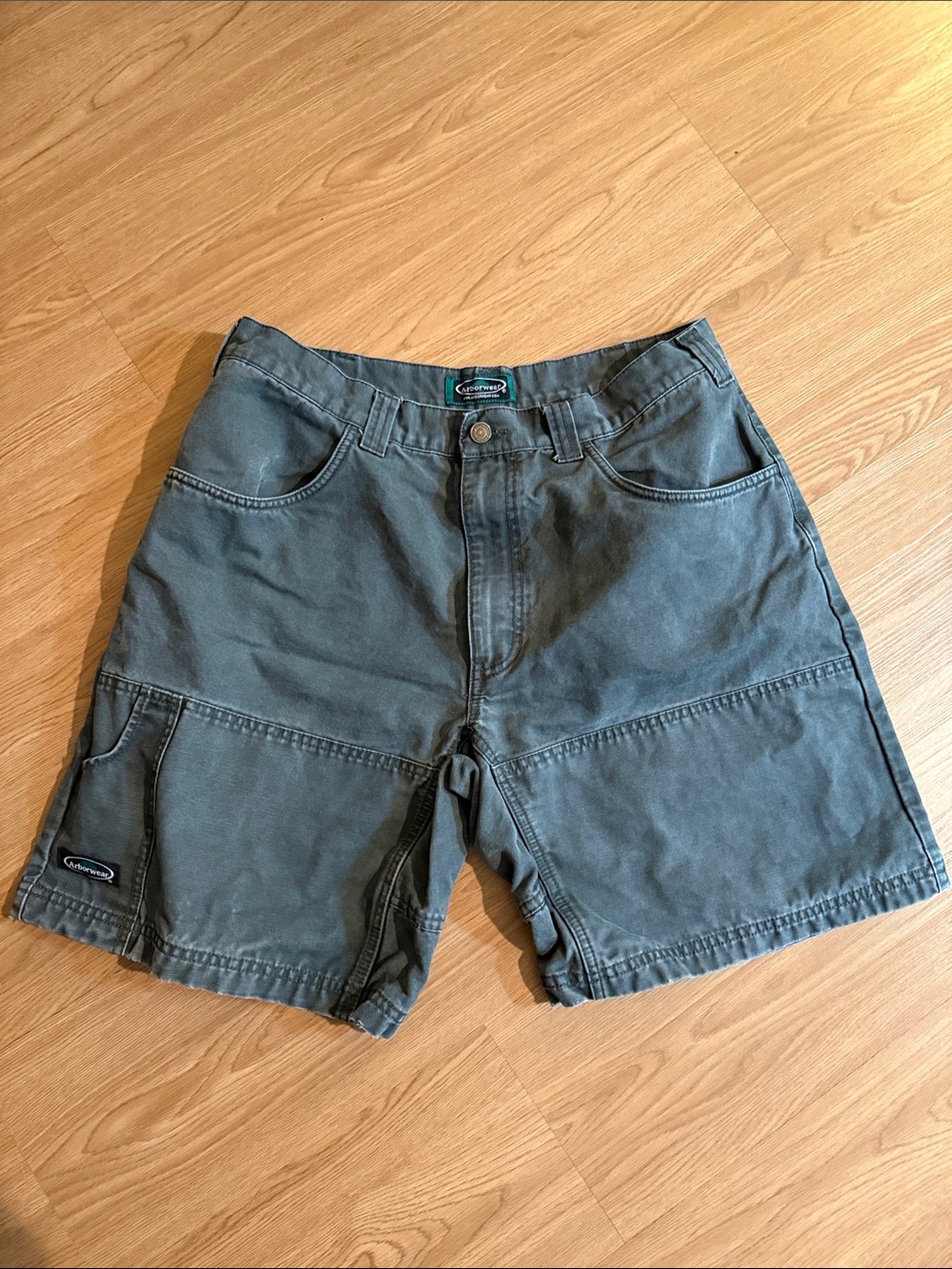 ArborwearBrand Men's Army Green Utility Shorts